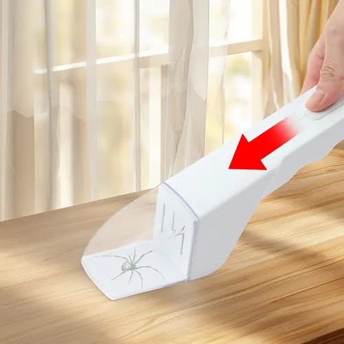1-Pack Handheld Insect Trap Releaser, Portable Catcher with Quick Release, Battery-Free Insect & Pest Control Accessories for Home, Garden, Hiking / Light Outdoor