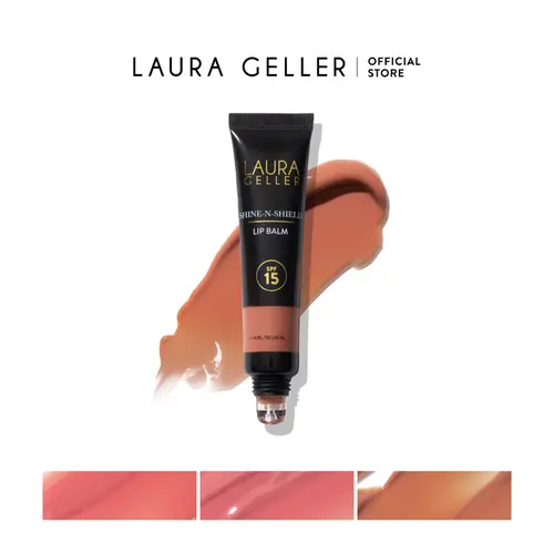 Laura Geller Shine-N-Shield Lip Balm SPF 15 - Silky Smooth Formula with Sun Protection - 0.54 FL OZ / 16 ML