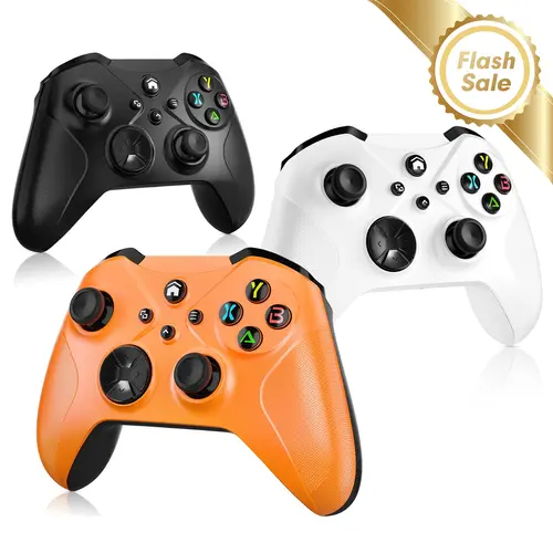 Xbox One S Wireless Controller Pro, Multi-Platform Gamepad for Xbox One/PC/Android/iOS with Turbo, Macro & Dual Vibration, Bluetooth/USB-C/WiFi Connectivity,TikTokShopStockUp, Accessories, Esports Controller, Resin,sohochic