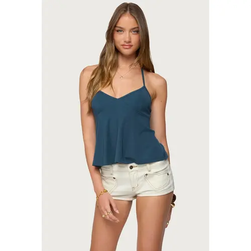 Leonora Halter Babydoll Top