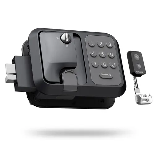 Metal RV Keyless Entry Door Lock with Code - Deadbolt Lock System, Keypad, 2 Remotes, Fits Travel Trailers & 5th Wheels,sohochic