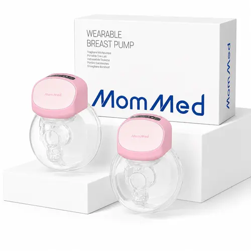 MomMed S10 Pro Double Wearable Electric Breast Pump - Hands Free Pumping, LCD Screen, Rechargeable Battery, BPA Free, Comfortable Pumping, Portable, Back to School Essential sohochic