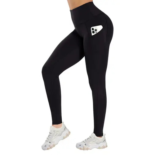 SHOWITTY Outlets Plus Size High Waisted Leggings for Women with Pockets – Soft Stretch Yoga Pants for Workout, Athletic & Everyday Wear