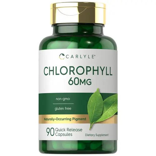 Carlyle Chlorophyll Pills - 90 Capsules - Naturally Occurring Pigment - Chlorophyll Concentrate Supplement - Non-GMO, Gluten Free Complex