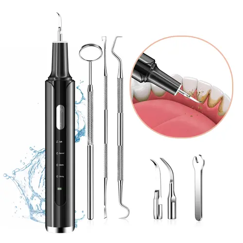 VOYOGA Electric Scaler/Oral Plaque/Tartar Remover with Effective Remove Plaque Tartar and Stains Preventing Cavities Bad Breath and Gum Disease for At-Home Teeth Cleaning Cost-Effective Oral Care Solution - Cleansing
