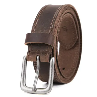 Genuine Cow Hide Men's Heavy Duty Belt - Classic Adjustable Band Men's Belts, Durable Design for Jeans, Unique Gifts for Him, Cool Gifts for Guys, Father's Day Presents,sohochic