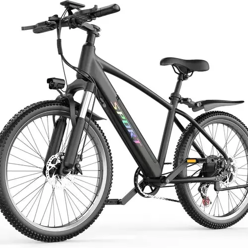 Pikabike F28 Pro 1500w Off-Road Electric Bike 30-70 Mile Range,48V 10Ah Removable Battery, 26" All-Terrain Tires, Front Fork Shock Absorption, Smart Color Screen, Dual Disc Brakes Adult Mountain Bike