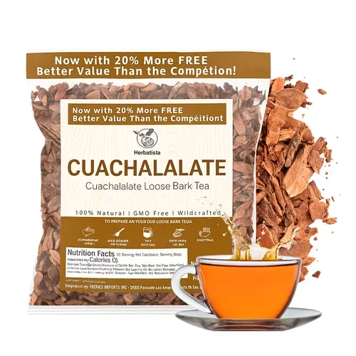 New Viral Cuachalalate Bark Herbal Beverage - 5oz (141g), 35 Servings, Juliana Adstringens, Authentic, GMO Free, All-Natural Loose Leaf, Handcrafted Mexican, Rich Flavor