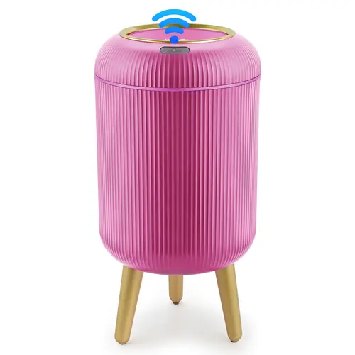 【Spotlight Day】 Pukomc Auto-Sensing Bin – Waterproof Nordic Design, Hygienic & Compact – Touchless Trash Can Automatic Trash Can Kitchen Trash Can,sohochic