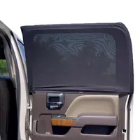 EcoNour Large Exterior Car Side Window Sunshade (Pack of 2, 40x24in) - Auto Accessories, UV-Filtering Mesh, Stretchable Breathable Sun Heat Protection, Privacy Fit for Most Vehicles