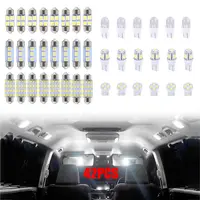 42-Pcs Super Bright White LED Car Interior Light Kit, DE3175 T10 31mm 41mm 194 Bulbs for Trucks - Auto Accessories for Dome, Map, Tail Lamps, Bright Light toolupgrade