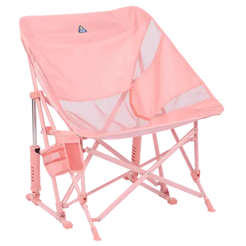 GCI Outdoor Pod Rocker Elite - Breathable Mesh Seat with Spring-Action Rocking Technology, Drink Holder & Cell Phone Caddy