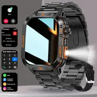 New 2026 manly style Smart Sports Watch With Flash Light Wireless Calling, Message Reminders,Sports Mode, Stopwatch, Timer, Stopwatch And Other Functions, Smartwatch For Men, Compatible With Android And iPhone