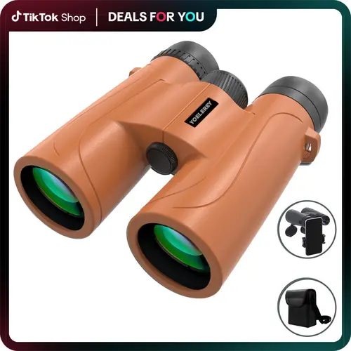 12x50 High-Powered Long-Range Binoculars for Adults, 23mm Large Eyepieces, BAK4 Prism, Waterproof, Lightweight, High Definition UHD Clarity for Bird Watching, Hiking, High Definition Binoculars,sohochic