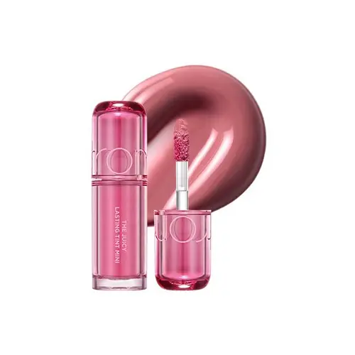 rom&nd Juicy Lasting Tint Mini - Hyaluronic Acid Lip Tint Stain, Korean Makeup Cosmetic, Travel-Size Beauty Product, Lip Care, Mini Toiletries for Purse, Cute Girly Gift, Makeup Products