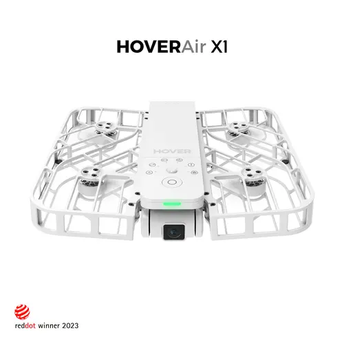 HOVERAir X1 Pocket-Sized Self-Flying Camera Drone, 125g Lightweight | 2.7K Video, Follow-Me Tracking, Palm Takeoff, 5 Pre-Programmed Flight Modes, VIO & ToF Sensors, White, Recording, Electronic,sohochic