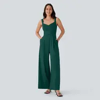Halara U Back Sleeveless Casual Jumpsuit with Pockets #BackToSchool