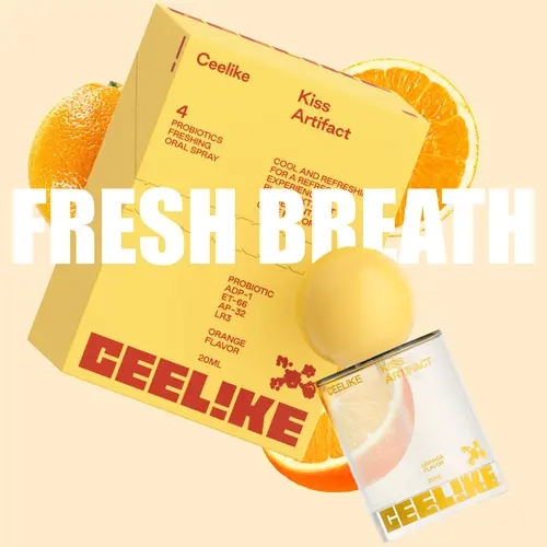 CEELIKE Orange Oral Spray 20ml for Long-Lasting Freshness & Oral Care Sugar-Free