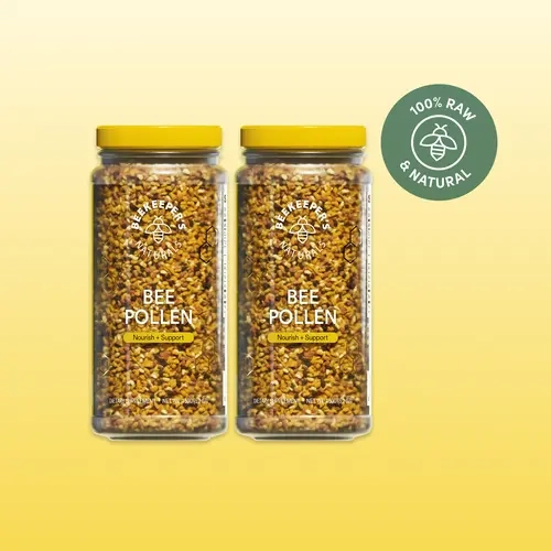 2x Bee Pollen - 100% Raw Granules for Energy, Immunity & Whole Body Wellness - Superfood Packed with Vitamin B, Minerals & Protein Vitaminrich Sustainedenergy