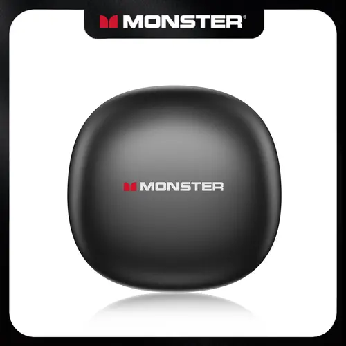 Monster Smart Wireless Bluetooth 6.0 Earbuds - 0-Gravity Titanium Ear-Hook, Noise Cancelling, 145H Playtime, Light Weight Audio Electronic Headphones, Waterproof & Sweatproof Smart Wireless Headset for Gym, Gift Ideas