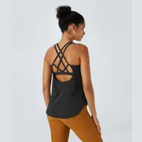 Halara UltraSculpt™ Round Neck Curved Hem Workout Tank Top #BackToSchool