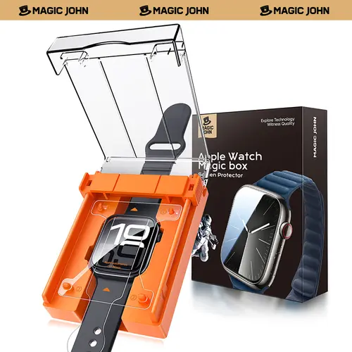 MAGIC JOHN 2 Pack Ceramic Screen Protector for Apple Watch HD Clear Bubble Free Design Anti Shock Full Coverage,back to school,back to school haul,sohochic