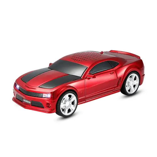 WSTER WS-592 Sports Car Model Bluetooth Speaker - Stereo Surround Sound, USB-C, USB, TF Card, AUX, FM Radio, TWS Pairing, Portable Bluetooth Speaker for Indoor/Outdoor Parties, Birthday Gift