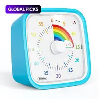 Yunbaoit Visual Digital Kitchen Timer with Protective Case, 60-Minute Countdown Tool for Kids and Adults, Silent Electronic Timer with Low-Battery Reminder for Effective Time Management #GLOBAL PICKS