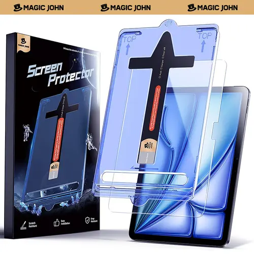 NEW - MAGIC JOHN iPad Screen Protector Tempered Glass Case Friendly Apple Pencil Compatible,back to school,back to school haul,sohochic