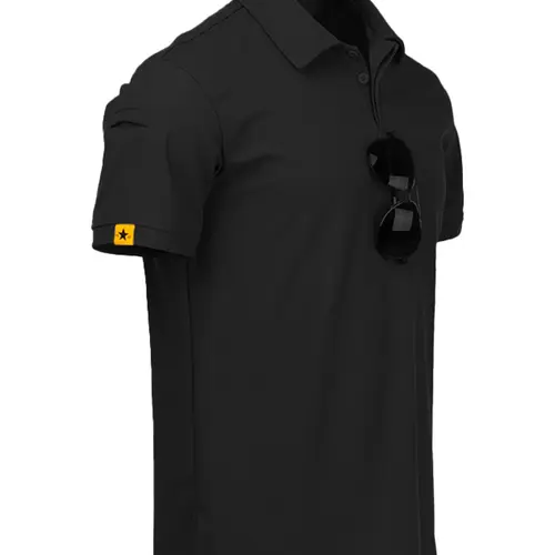 ZITY Mens Polo Shirt Short Sleeve Sports Tactical T-Shirt Athletic Golf Polos Daily Casual Stylish Collared Shirts for Men with Ring Buckle & Pocket Soft Breathable Fabric,sohochic