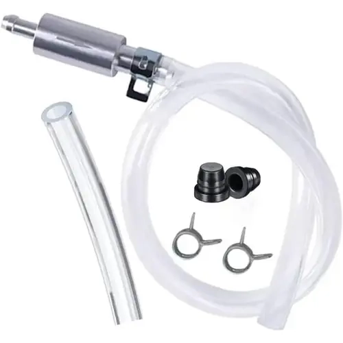 Brake Bleeder Hose Kit with 1-Way Check Valve, Durable Aluminum & Rubber Sealed Design, Car Repair Tools, Simple Setup for 1 Person, Suitable for Cars & Bikes, Easy Installation for Trucks,toolupgrade