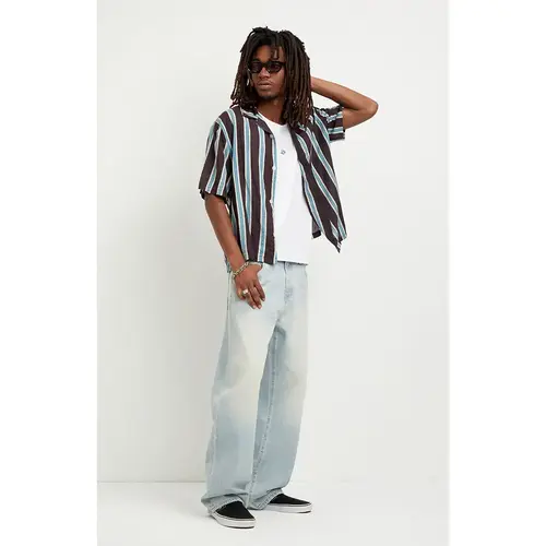 Pacsun Men's Dylan Baggy Jeans Light Wash Tinted