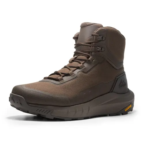 NORTIV 8 Terrascope Men's Tactical Hiking Boot Lightweight Cushion Sole Boots for Work All Day Side Zipper Motorcycle Combat Military Boot Arch Support 8 Inches Closed Footwear,sohochic