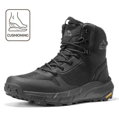 【SohoChic】NORTIV 8 Men's Military Tactical Boot Lightweight Comfortable Boots for Work All Day Side Zipper Motorcycle Combat Hiking Boots 8 Inches Metrostrike Outdoor Footwear,summerwins tiktokshopbacktoschool, Durable Outdoor Hiking, Breathable Out