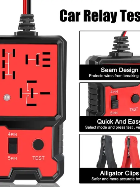 Automotive Relay Tester Tool for summer, 12V/24V Car Relay Tester, Automotive Relay Tester Tool 2026, Code Readers and Scan Tools, Diagnostic, Test and Measurement Tools, gift for men, father's day gift,back to school,back to school haul,sohochic