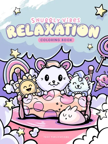 Calming Art Softcover Coloring Book - Various Designs for Mind Relaxation, Stress Relief, Peace, Tranquility, Creativity Boost, Ideal for Beginners, Mental Health Gifts for Children's Literature & Art Enthusiasts