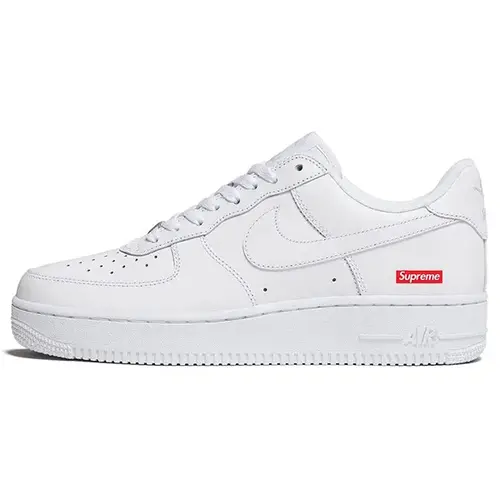 (Men Size SKU: CU9225-100 )Nike Air Force 1 Low Supreme White Casual Sneakers Trendy Fashion Sneaker