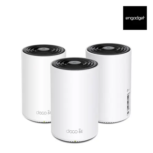TP-Link Deco XE75 (3-pack) Wi-Fi 6E Tri-Band AXE5400 Mesh System – 7200 Sq.Ft Coverage, AI-Driven Mesh, 6GHz Band, Engadget Rated Best Mesh for Most People, Replaces WiFi Router and Extender,back to school,back to school haul,sohochic
