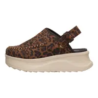 HEYDUDE Delray Clog Suede – Womens Comfortable Slip on Platform Clog