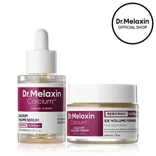 [Dr.Melaxin Official] Calcium Duo cream serum| Collagen Peptide Skin Caer Set Lifting, Anti-aging Skin Repair Elasticity, Volume | Korean Cosmetics