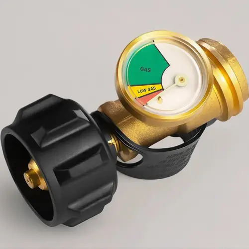 Propane Tank Gauges, Propane Level Indicator for 5-40LB Tanks, Perfect for RV Camper, Propane Heater, Fire Pit, Gas Grill and More, QCC1/Type 1 Connection, RV Accessories, Camping, Safety, for Barbecue,back to school,back to school haul,sohochic