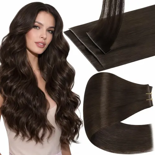 [New Colors] Full Shine Injected Seamless Clip In Injection  Invisible  Glueless Clip In Hair Extensions Invisi Edge  Seamless  Human Hair Extensions PU Skin Weft Add Volume 6 Pcs 100 Grams Hairpiece   FallPicks #SohoChic #tiktokshopstockup