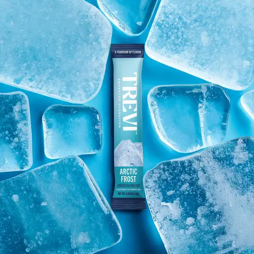 Trevi Sugar Free Arctic Frost Electrolyte Drink Mix – 28 or 8 Stick Packs | 0g Sugar, Non-GMO, with 7 Vitamins & Minerals, 6 Electrolytes, Energy Hydration Drink Mix, Made in USA
