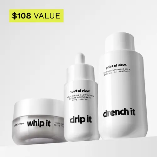Renew It Bundle by Point of View: A trio of ultra-hydrating, skin prep essentials Moisture Repair