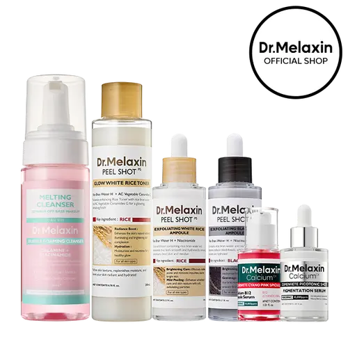 [Dr.Melaxin Official] Lumi Glow Triple Care Set | Korean Cosmetics Pore care & Fades Blemish Marks Exfoliating Deep cleansing Dark Spot Skincare Set