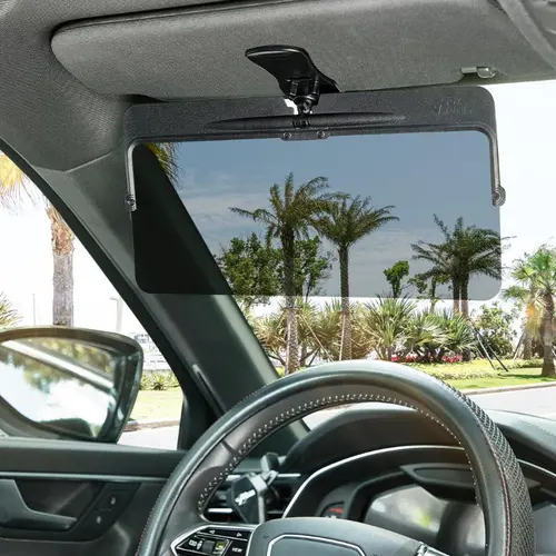 【Summer Survivals】Joytutus Anti-Glare Polarized Car Sun Visor Extender, UV400 UV Protective Sunshade, 12.6"x5" Sunshade Cover, Quick-Install Light Barrier, Anti-Glare Front Window Sunvisor Front Window Accessory, 1-Year Quality Support, Summerwins Stuff,t