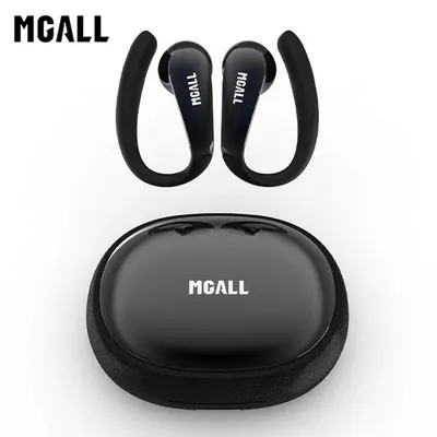 MGALL C09 Open-Ear Wireless Headphones with 2025 Bluetooth 6.0 ENC Call Noise Reduction Berlin Super Sense Sound Comfortable No-Pain Listening for Long Wear Audio Headset for Music Calls & Sports