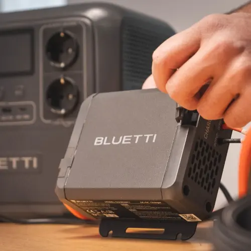 BLUETTI Charger 1, 560W Alternator Charger, Fast DC-DC Charger for Portable Power Stations, 6X Faster Than Cigarette Chargers, Compatible with 95% Solar Generator, Perfect for Road Trips, RVing