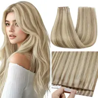 Full Shine Genius Weft Tape in Extensions Natural Human Straight Hair 1 Pcs 18-24lnch 50G And 4 Pcs 16-22lnch 90-120G FallPicks #SohoChic #tiktokshopstockup