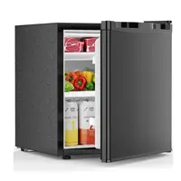 XBEAUTY 1.7 Cu.Ft Compact Mini Fridge with Freezer, Adjustable Temp Control, Removable Glass Shelf, Sturdy Wire Shelf, Single Reversible Door, Ice Cream Ready, for Small Spaces, Bedroom
